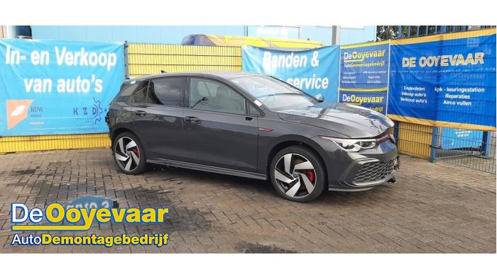 Volkswagen Golf VIII 2.0 GTI 16V Vehículo de desguace (2021, Gris)