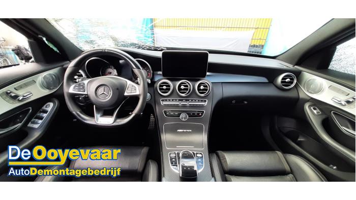 Mercedes C C-63 S,Edition 1 AMG 4.0 V8 Biturbo Épave (2017, Gris)