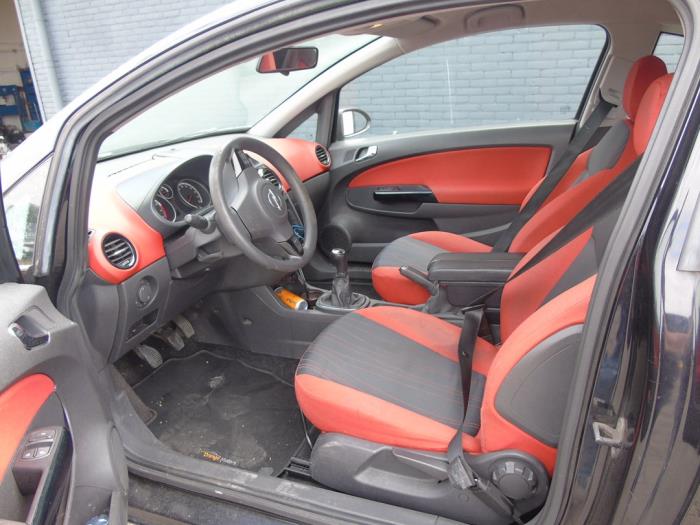 Opel Corsa D 1.2 16V Salvage vehicle (2008, Black)