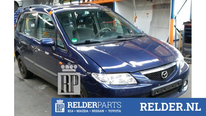 Mazda Premacy 2.0 16V Samochód złomowany (2003, Niebieski)