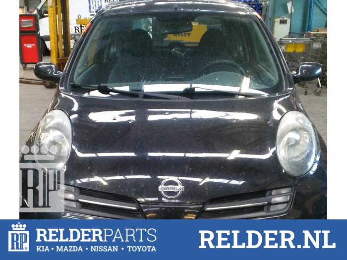 Nissan Micra 1.2 16V Samochód złomowany (2005, Czarny)