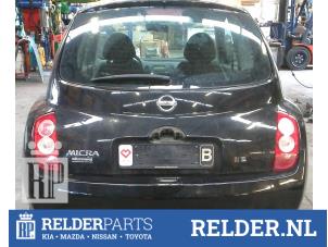 Nissan Micra 1.2 16V Samochód złomowany (2005, Czarny)