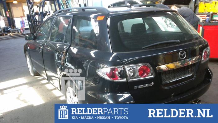 Mazda 6 Sportbreak 2.0 CiDT 16V Épave (2005, Noir)