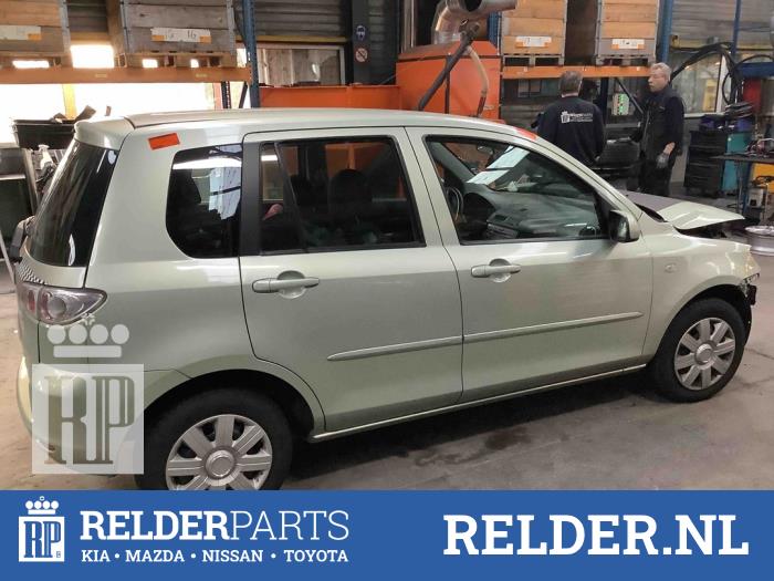 Mazda 2 1.4 16V Épave (2005, Léger, Vert)