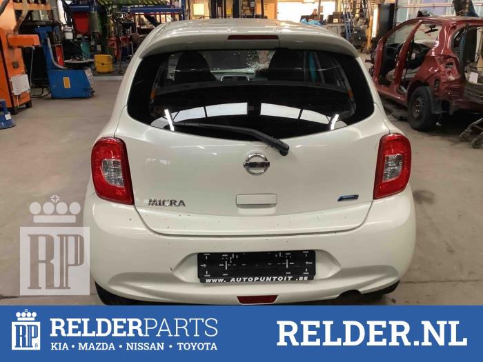 Nissan Micra 1.2 12V Skrotfordon (2015, METALLIC WIT QX1)