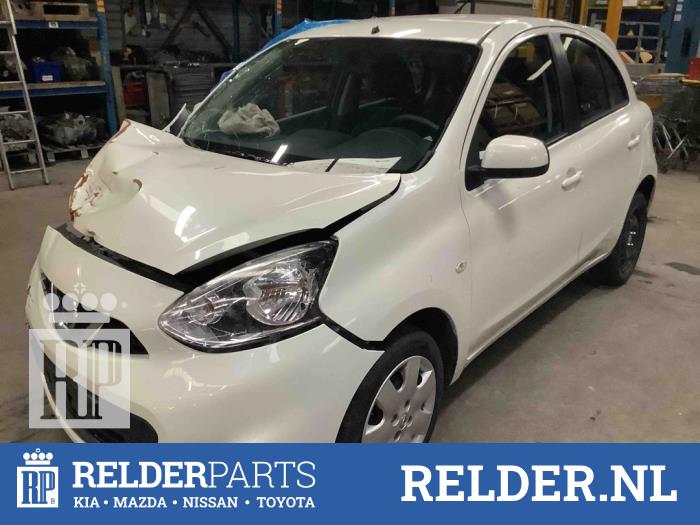 Nissan Micra 1.2 12V Skrotfordon (2015, METALLIC WIT QX1)