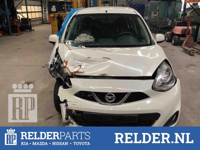 Nissan Micra 1.2 12V Skrotfordon (2015, METALLIC WIT QX1)
