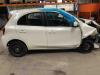 Nissan Micra 1.2 12V Skrotfordon (2015, METALLIC WIT QX1)