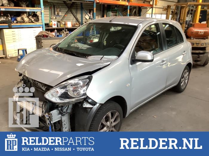 Nissan Micra 1.2 12V Épave (2015, Gris)