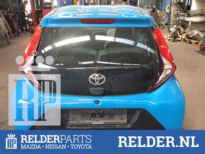 Toyota Aygo 1.0 12V VVT-i Vehículo de desguace (2019, Azul)