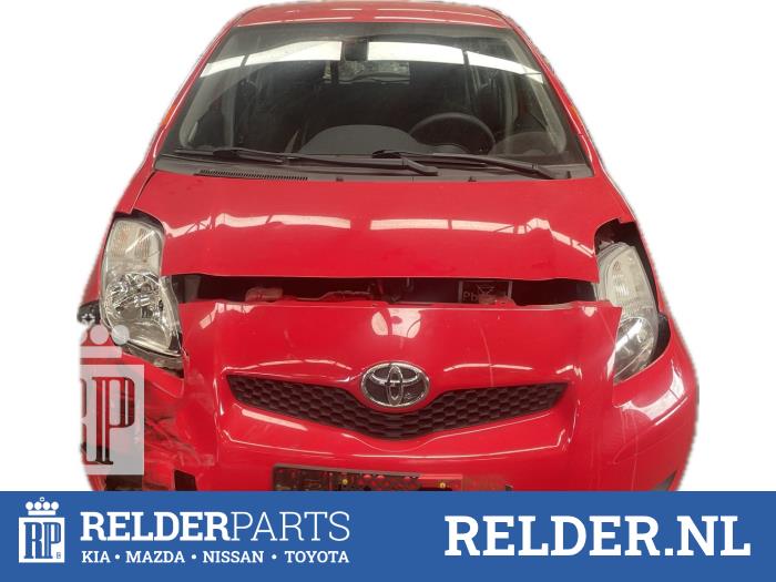 Toyota Yaris II 1.0 12V VVT-i Samochód złomowany (2009, Czerwony)