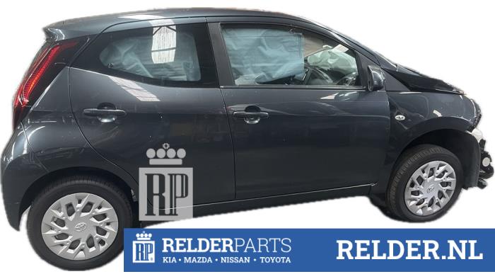 Toyota Aygo 1.0 12V VVT-i Vehículo de desguace (2019, Gris)