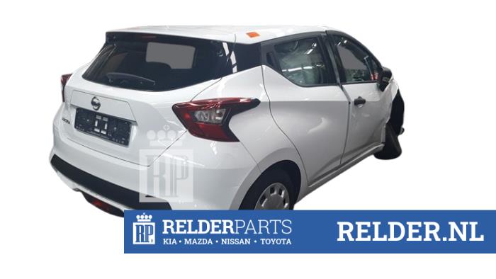 Nissan Micra 1.0 12V Épave (2017, Blanc)