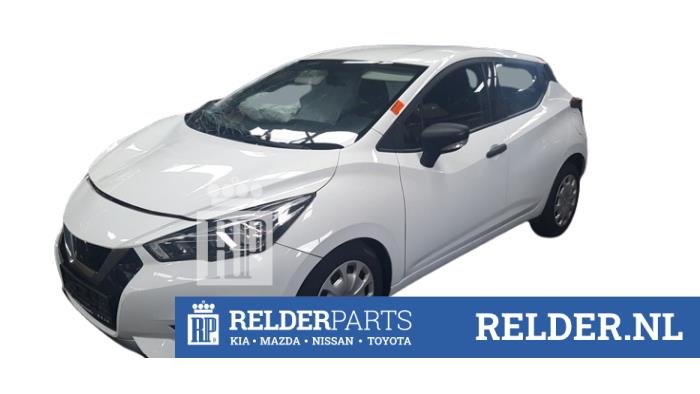 Nissan Micra 1.0 12V Épave (2017, Blanc)