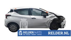 Nissan Micra 1.0 12V Épave (2017, Blanc)