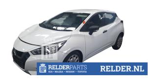 Nissan Micra 1.0 12V Épave (2017, Blanc)