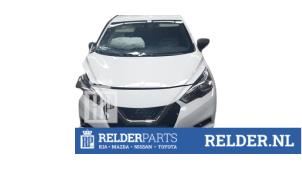 Nissan Micra 1.0 12V Épave (2017, Blanc)