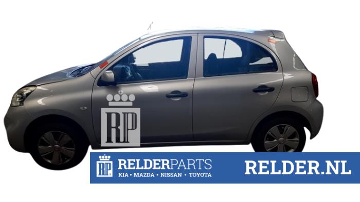 Nissan Micra 1.2 12V Vehículo de desguace (2015, Gris)
