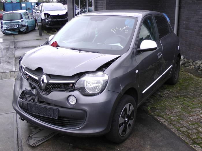 Renault Twingo III 1.0 SCe 70 12V Skrotfordon (2016, GRIJS)