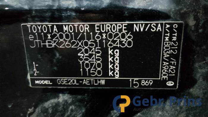 Lexus IS 250 2.5 V6 24V Vehículo de desguace (2011, Negro)