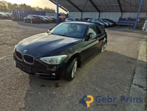 BMW 1 serie 120i 1.6 16V Épave (2012, Noir)