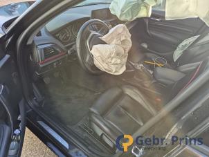 BMW 1 serie 120i 1.6 16V Épave (2012, Noir)