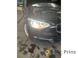 BMW 1 serie 120i 1.6 16V Épave (2012, Noir)