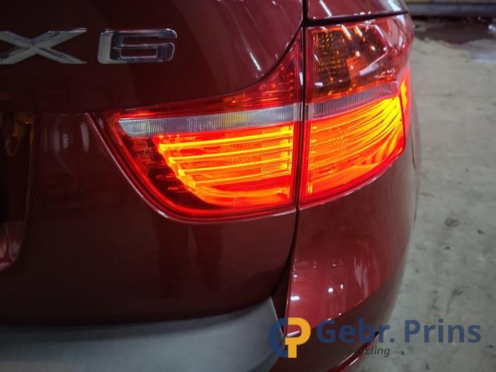 BMW X6 xDrive35i 3.0 24V Samochód złomowany (2009, Czerwony)