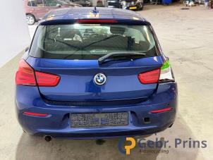 BMW 1 serie 118d 2.0 16V Épave (2017, Métallisé, Bleu)
