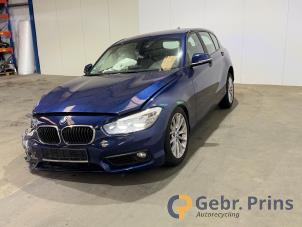 BMW 1 serie 118d 2.0 16V Épave (2017, Métallisé, Bleu)