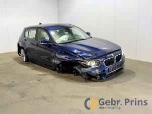 BMW 1 serie 118d 2.0 16V Épave (2017, Métallisé, Bleu)