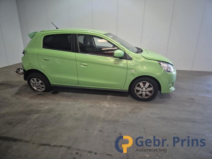 Mitsubishi Space Star 1.2 12V Samochód złomowany (2015, Zielony)