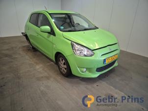 Mitsubishi Space Star 1.2 12V Samochód złomowany (2015, Zielony)