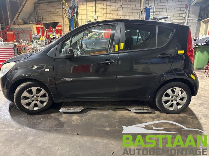Opel Agila 1.0 12V Épave (2008, Noir)