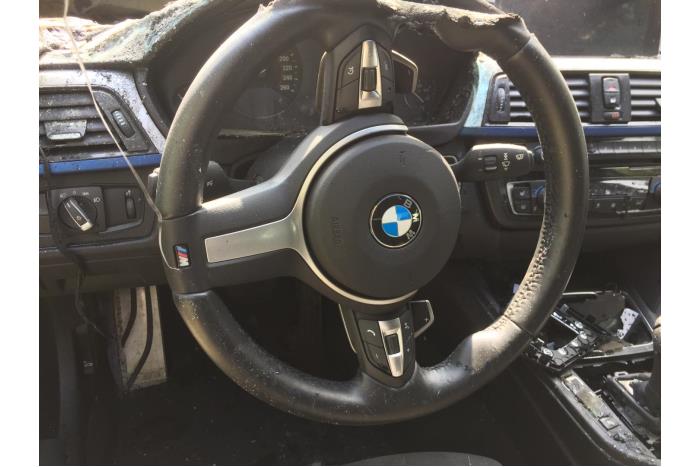 BMW 4 serie 428i 2.0 Turbo 16V Épave (2015, Métallisé, Bleu)