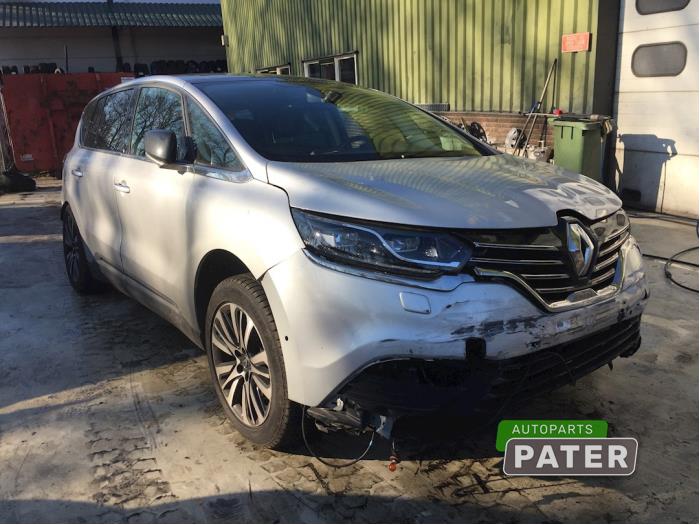 Renault Espace 1.8 Energy Tce 225 EDC Salvage vehicle (2018, Silver grey, Moonmist, Gray)
