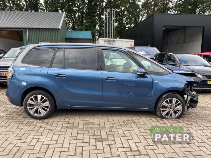 Citroen C4 Grand Picasso 1.6 16V THP 165 Salvage vehicle (2015, Blue)