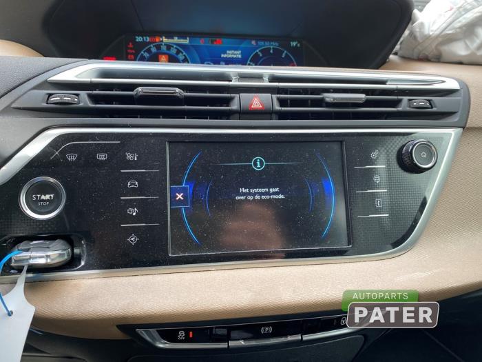 Citroen C4 Grand Picasso 1.6 16V THP 165 Salvage vehicle (2015, Blue)
