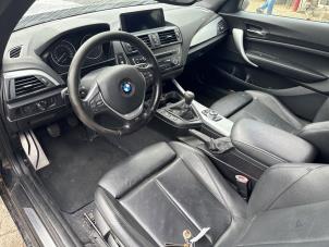 BMW 1 serie 114i 1.6 16V Épave (2013, Noir)