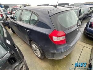BMW 1 serie 116i 1.6 16V Épave (2007, Bleu)