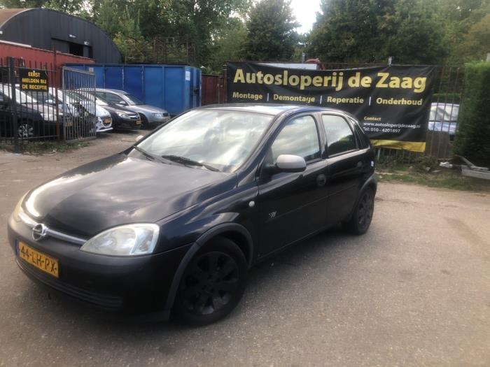 Opel Corsa C 1.2 16V Salvage vehicle (2003, Black)