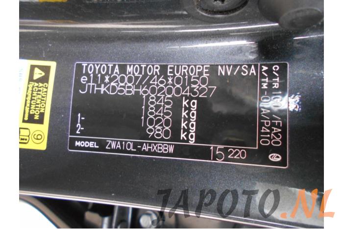 Lexus CT 200h 1.8 16V Épave (2011, Gris)