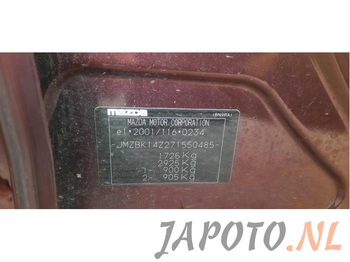 Mazda 3 Sport 1.6i 16V Salvage vehicle (2006, Purple)