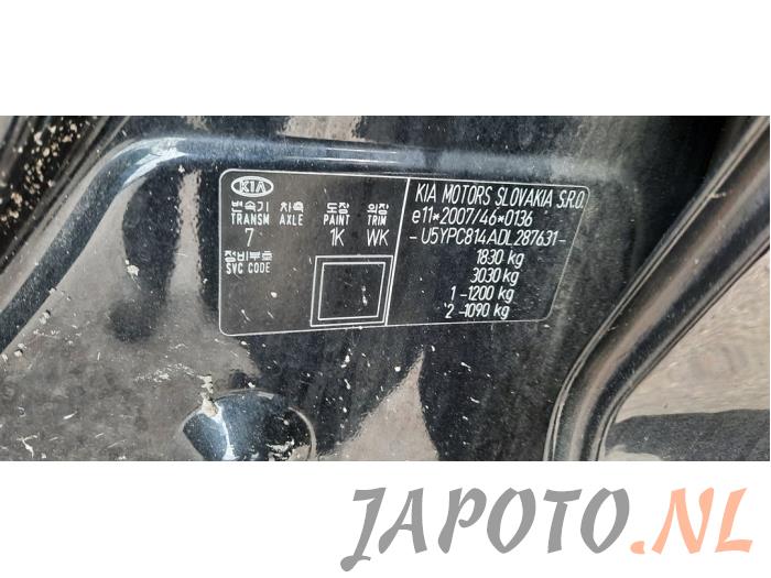 Kia Sportage 1.6 GDI 16V 4x2 Schrottauto (2013, Schwarz)