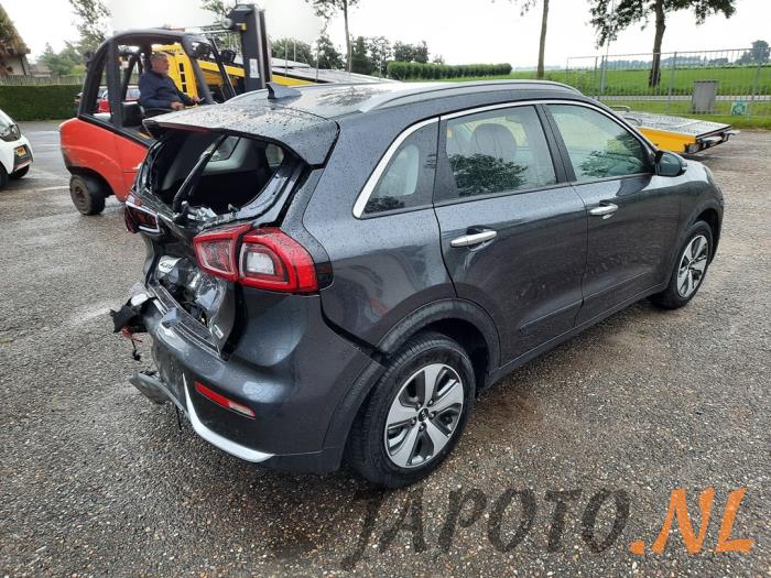 Kia Niro I 1.6 GDI Hybrid Samochód złomowany (2019, Grafitowy)