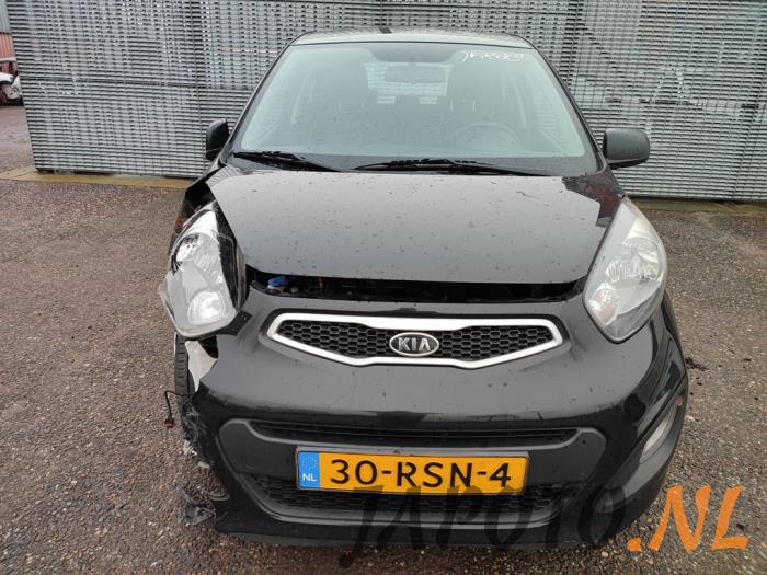 Kia Picanto 1.0 12V Samochód złomowany (2011, Czarny)