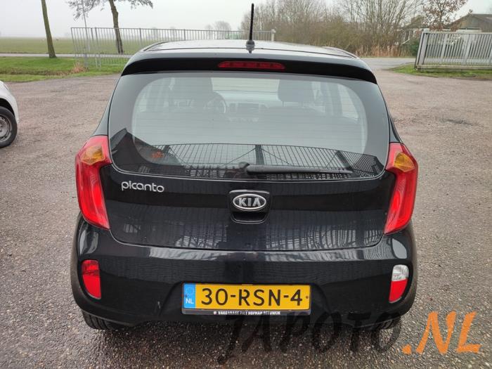 Kia Picanto 1.0 12V Samochód złomowany (2011, Czarny)