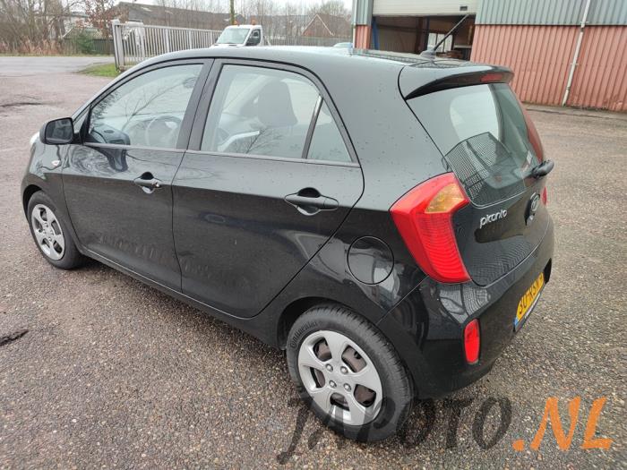 Kia Picanto 1.0 12V Samochód złomowany (2011, Czarny)