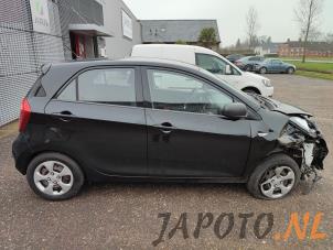 Kia Picanto 1.0 12V Samochód złomowany (2011, Czarny)