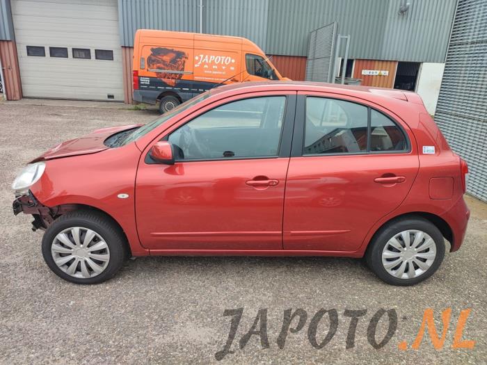 Nissan Micra 1.2 12V Salvage vehicle (2011, Red)